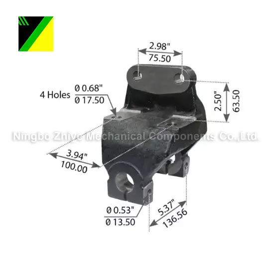 டக்டைல் ​​அயர்ன் லாஸ்ட் ஃபோம் இன்வெஸ்ட்மென்ட் காஸ்டிங் ஹேங்கர் ஃப்ரண்ட்